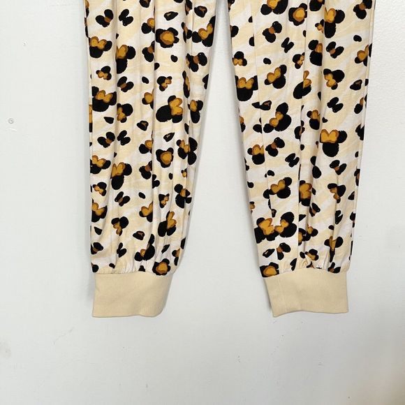 Minnie Mouse Womens Size Small Lounge Wear Pants Animal Print Disney Sleepwear - Picture 6 of 12